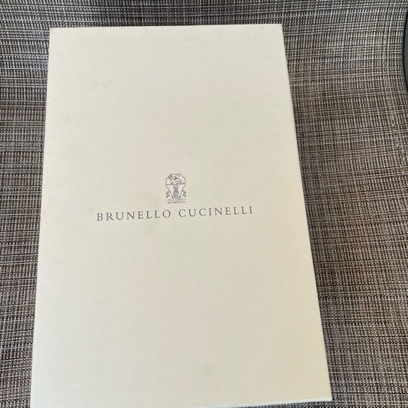 NWT Brunello Cucinelli Leather Knit Women Sock Sneakers Size 36 - Picture 6 of 9